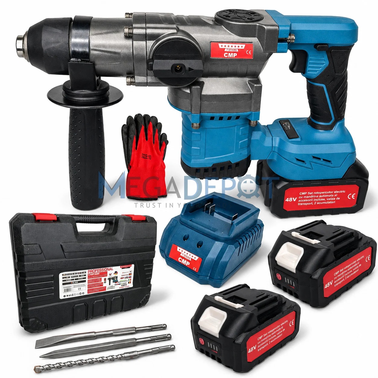 Ciocan Rotopercutor Campion CMP1840 9J 48V Brushless - imagine 2