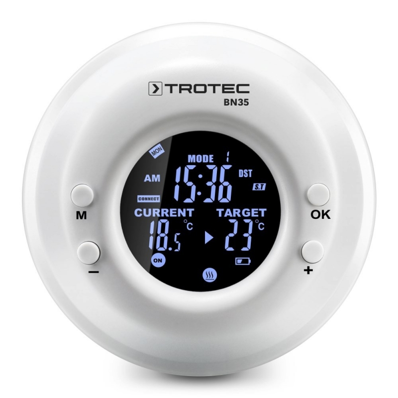 Termostat și Priză Wireless Trotec BN35, 20m, cu Ceas - imagine 3