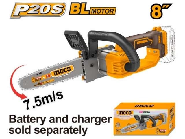 Fierăstrâu lanț INGCO 20V Brushless