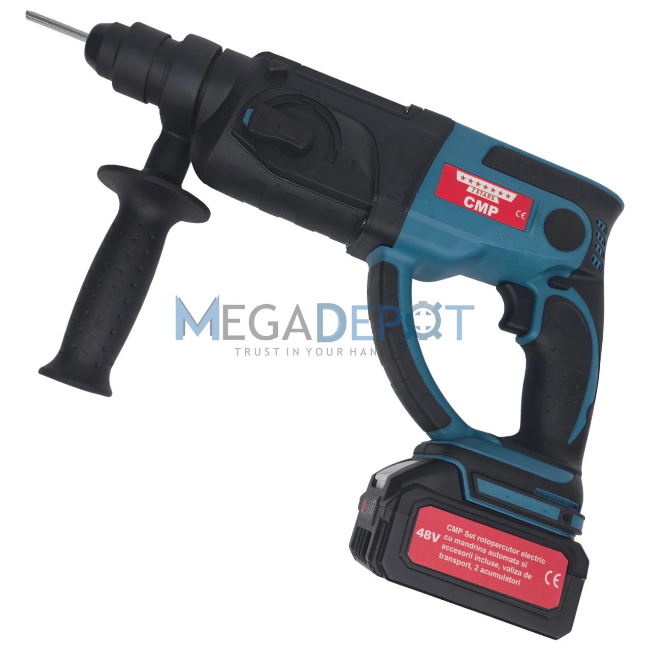 Ciocan Rotopercutor Campion CMP1832, 48V, 4J, Brushless - imagine 2
