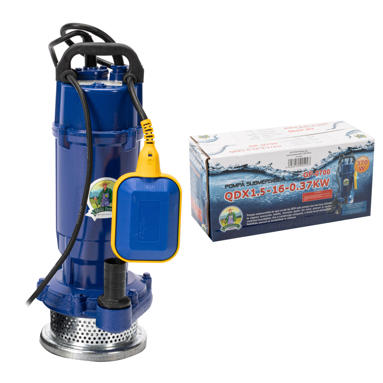 Pompa Submersibila Micul Fermier QDX-16, 370W - imagine 4