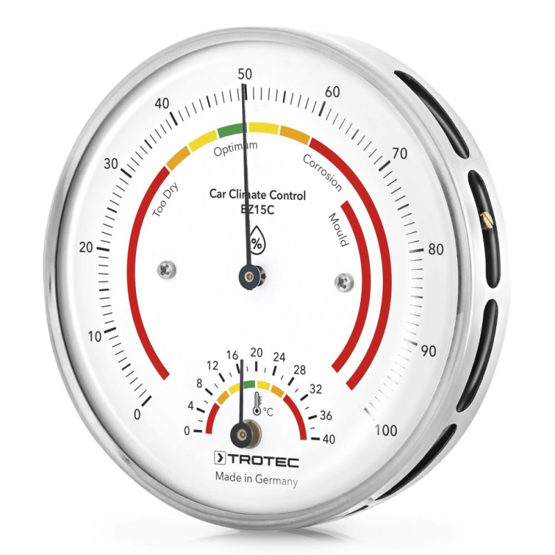 Termohigrometru Trotec BZ15C, scală colorată, precizie ±3% - imagine 5