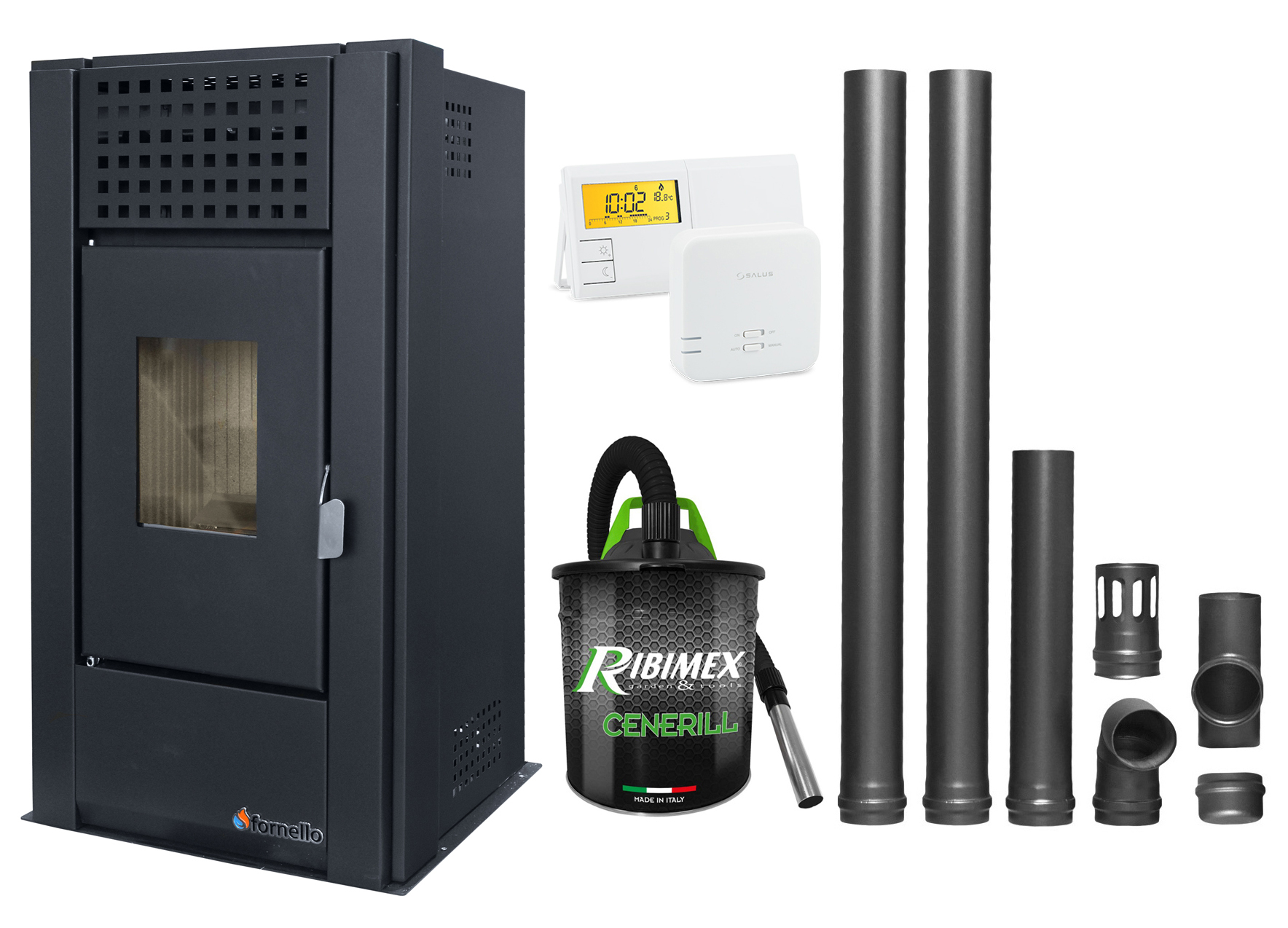 Fornello Magnesia 9KW - Pachet Complet Incalzire