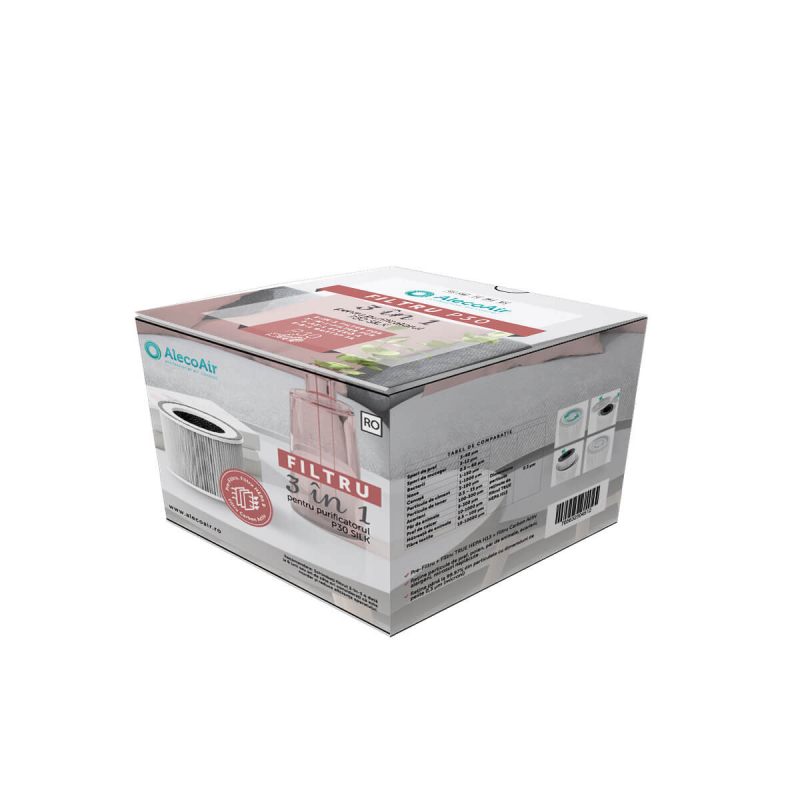 Filtru 3 in 1 AlecoAir TRUE HEPA P25 Roubiq, P30 Silk