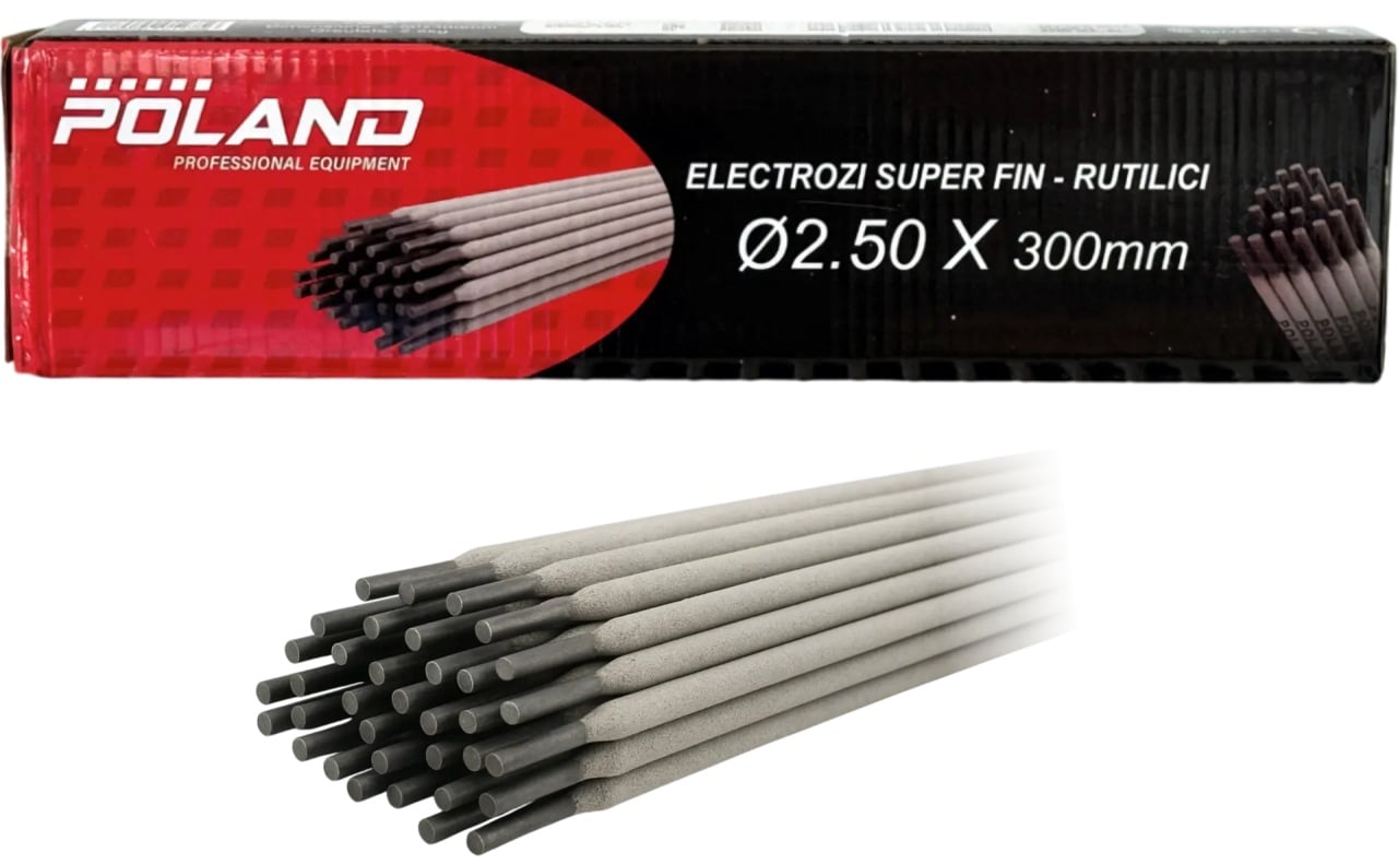 Electrozi Poland B1690 2.5mm Rutilici Super Fin