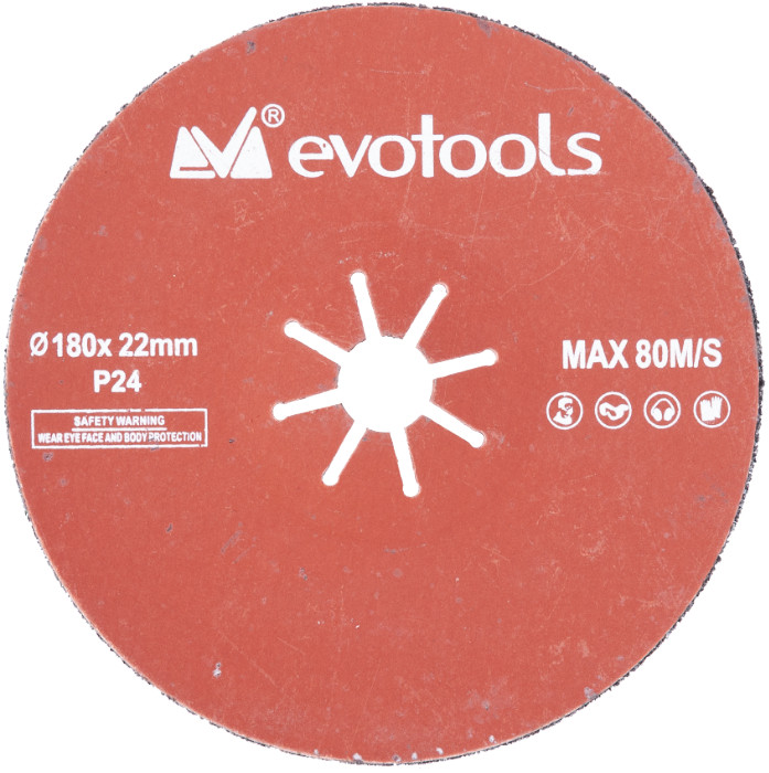 Disc Slefuire 115mm Granulatie 24 Evotools - imagine 2