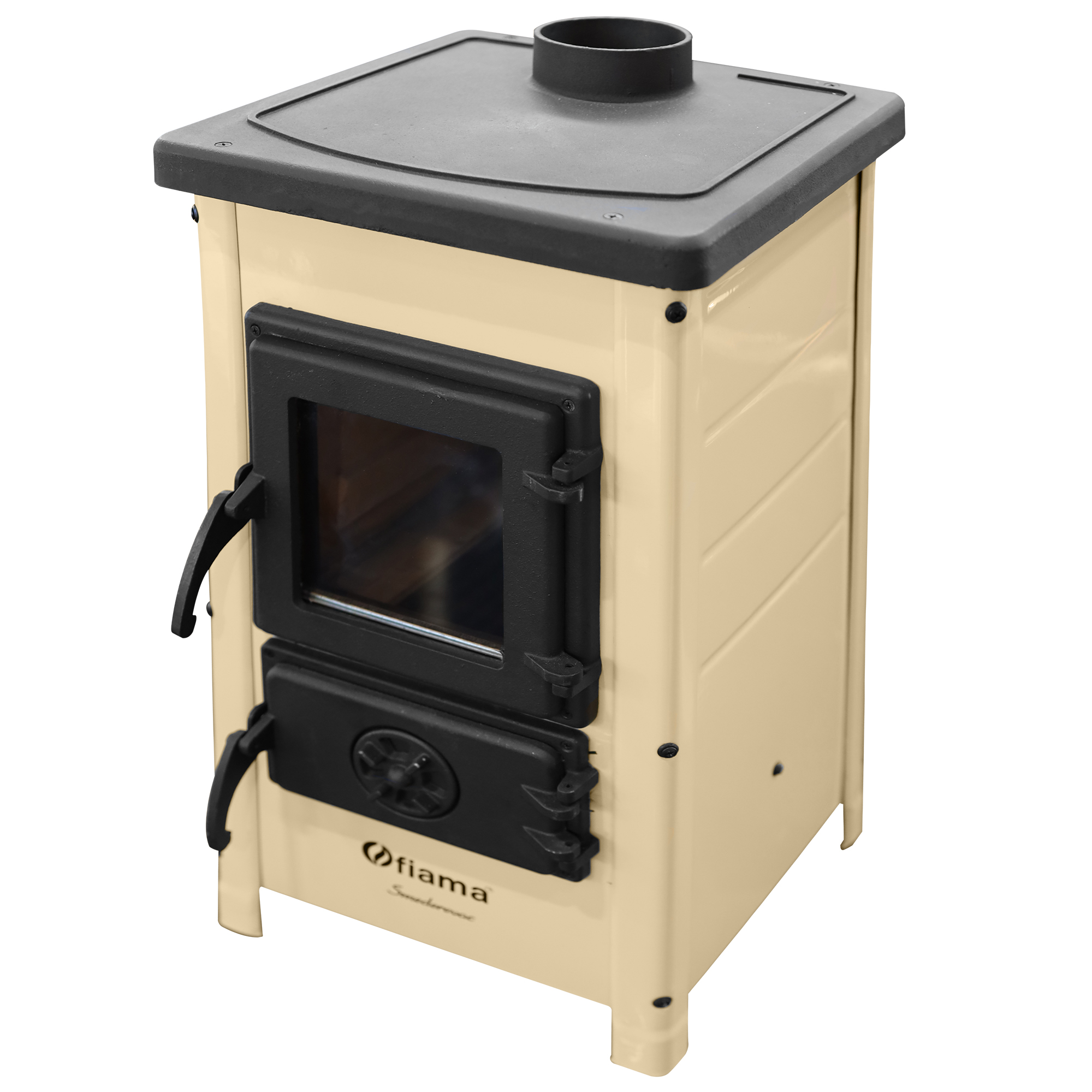 Semineu Fiama SD HAPPY cu plită fontă 6kW
