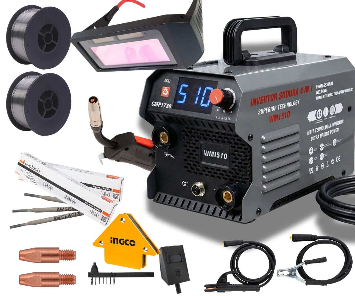 Uralmash Invertor Sudura 510A Mega Pachet