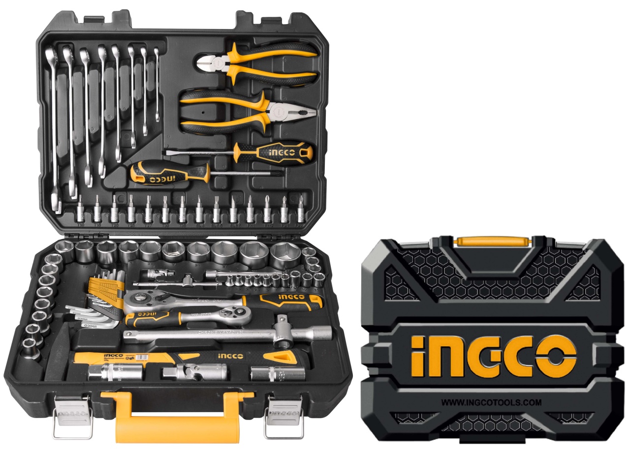 Trusa Unelte INGCO 77pcs, Ideal pentru Acasa