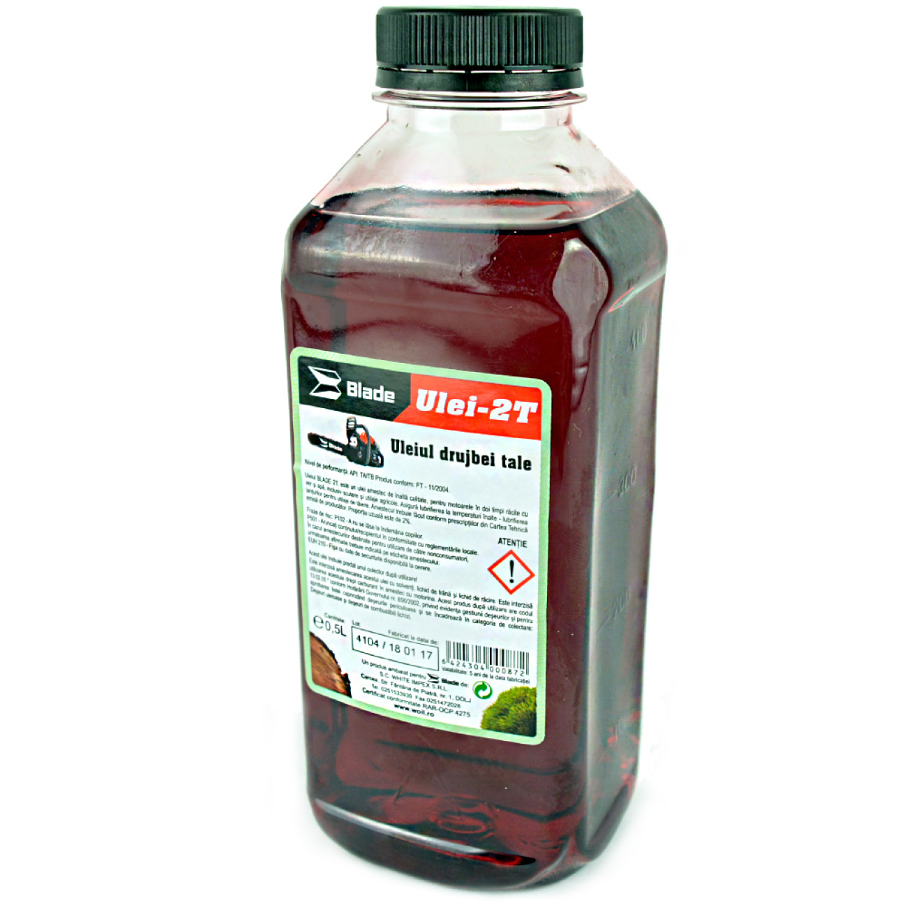 Ulei Motor 2 Timpi Blade Rosu 0.5l - imagine 2