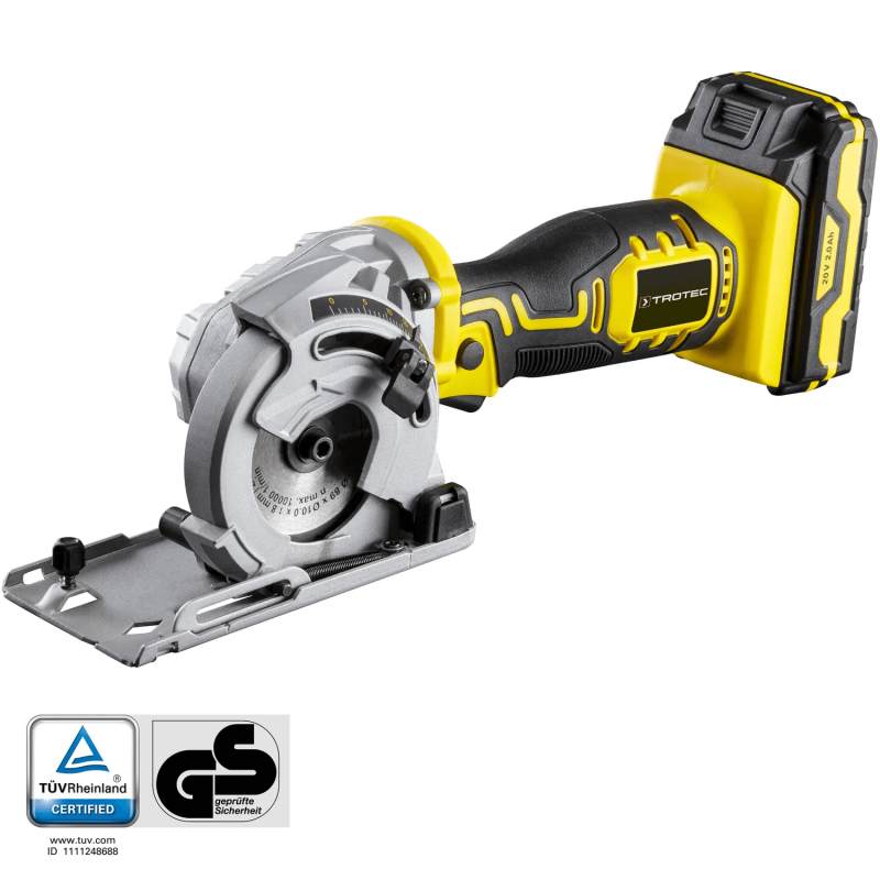Mini ferăstrău circular Trotec PCSS 05-20V, acumulator 20V - imagine 3