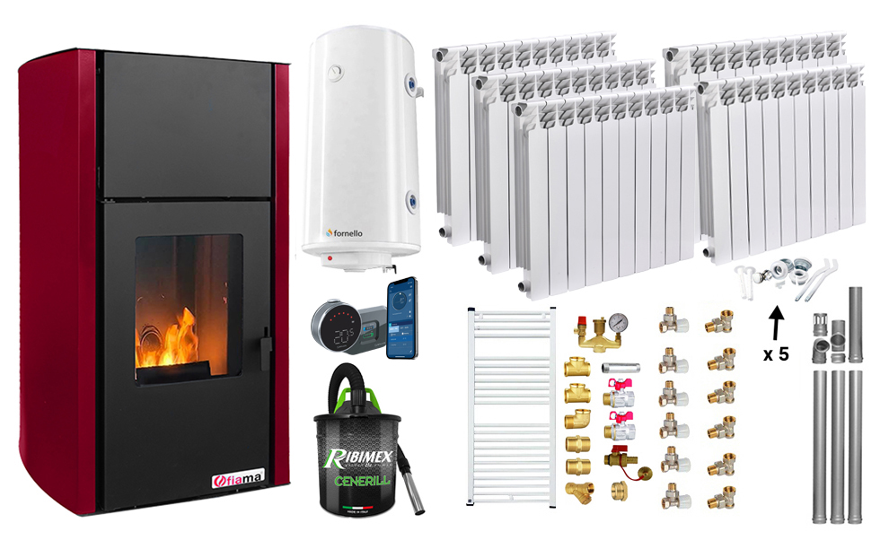 Pachet Complet Încălzire Peleti Fornello 25kW - imagine 2