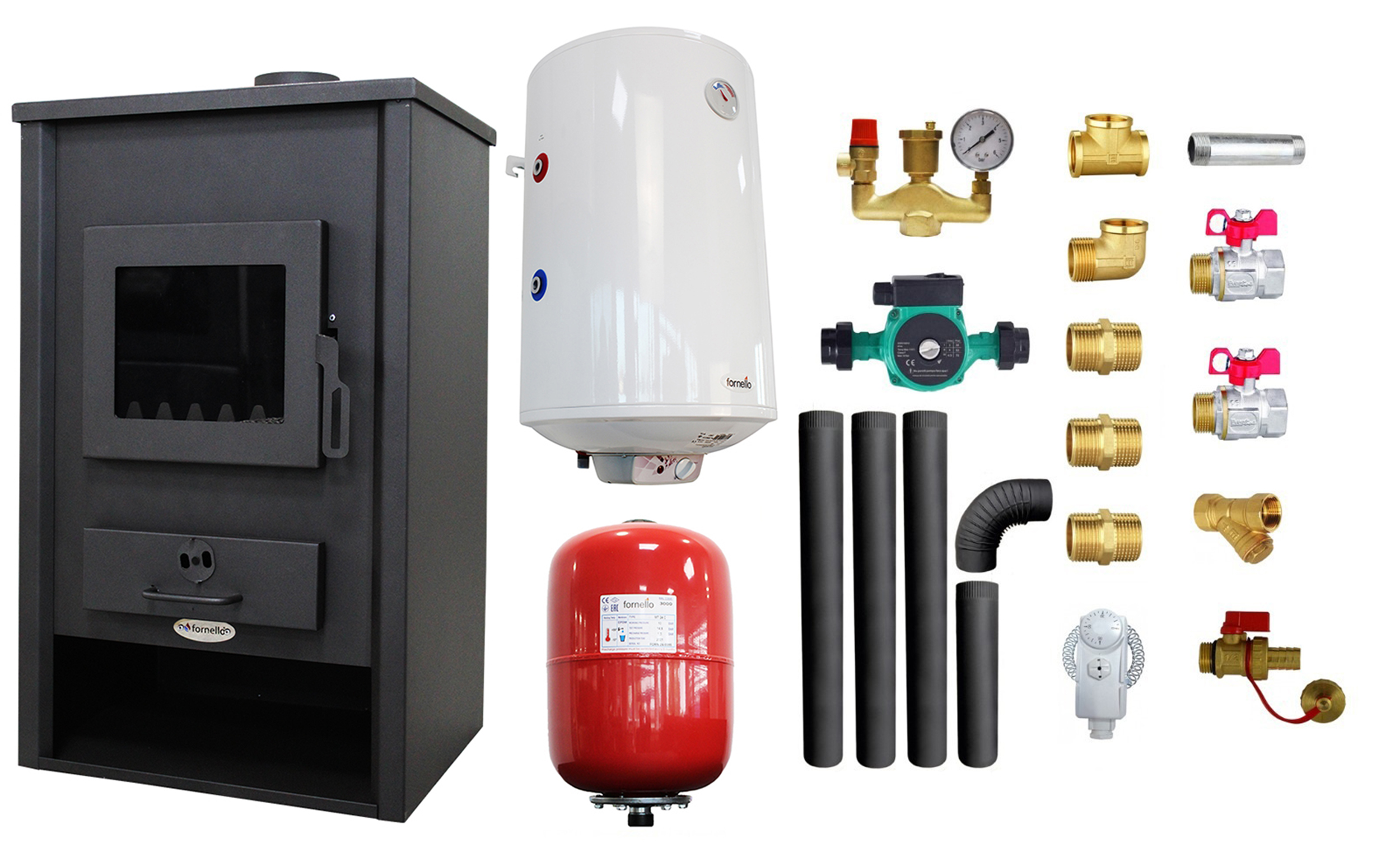 Termosemineu Fornello PADOVA E 19.4kW + Kit Complet