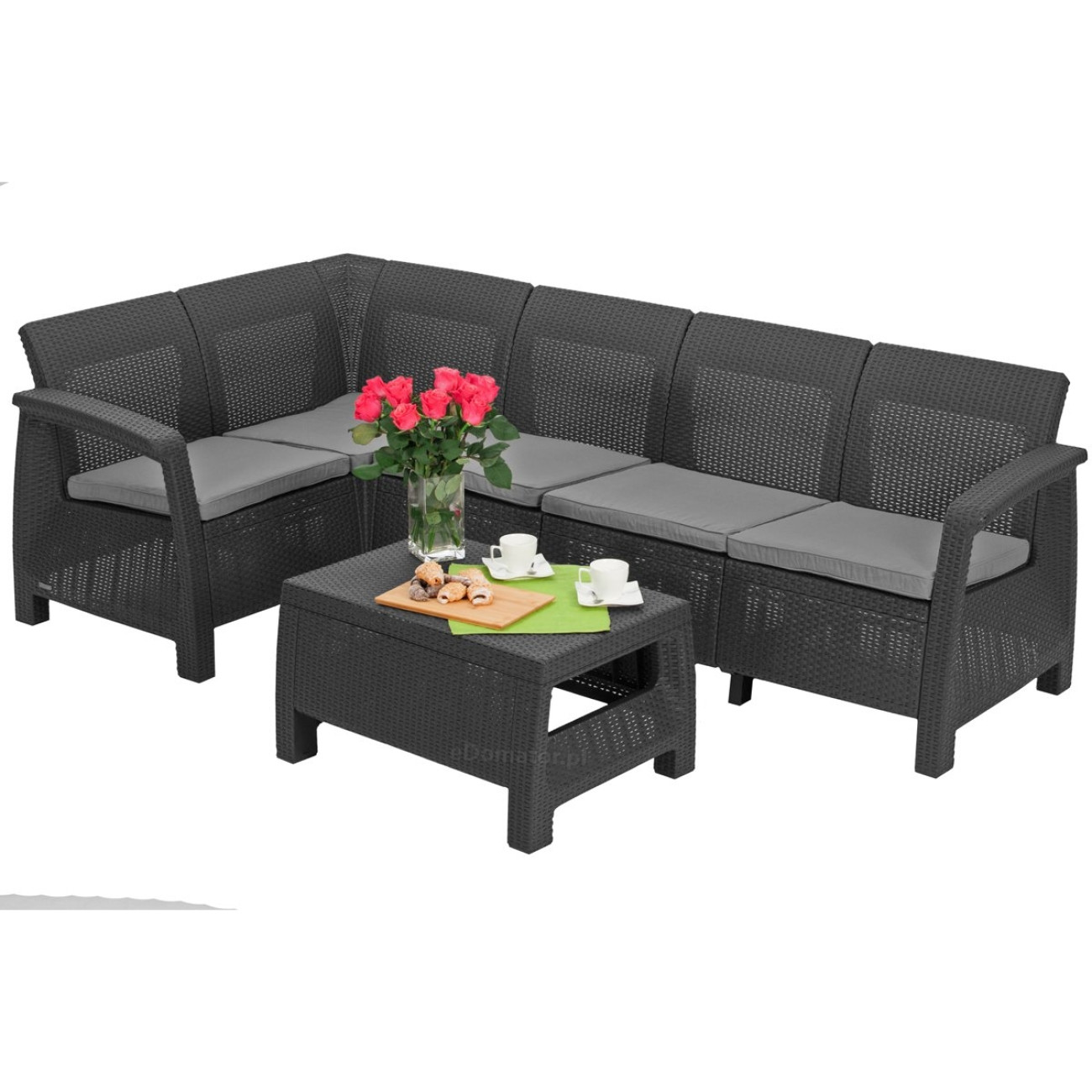 Set Gradina Coltar Corfu Relax Grafit - imagine 7