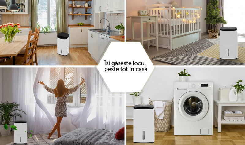 Dezumidificator și purificator Meaco Arete One 25L, 60 mp - imagine 7