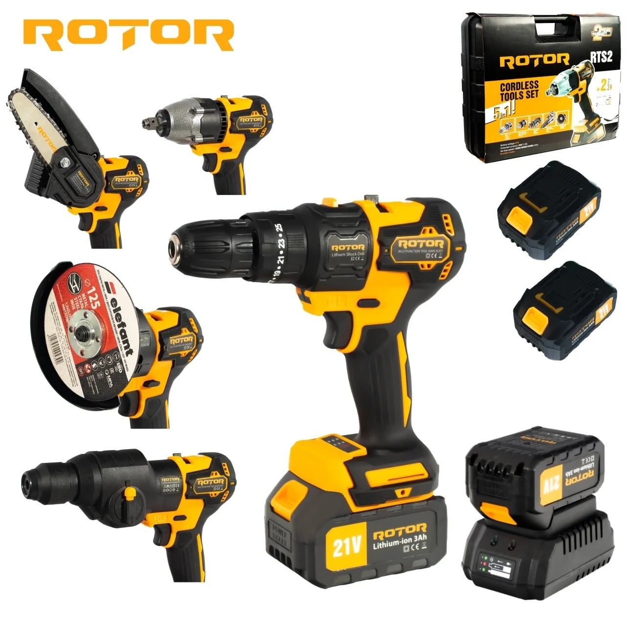 Unealta 5 in 1 Brushless ROTOR RTS2