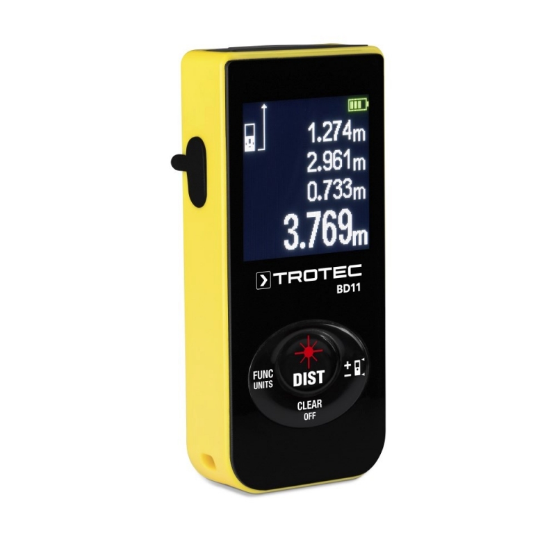 Telemetru laser Trotec BD11, până la 30 m, IP54