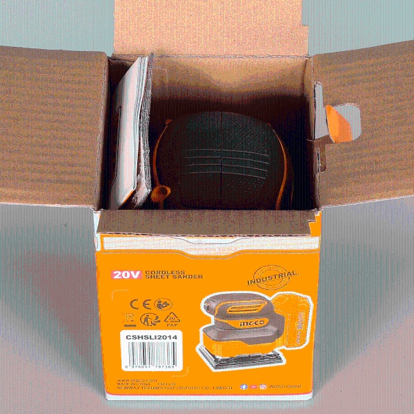 Șlefuitor Acumulator INGCO 20V, Compact și Portabil - imagine 12