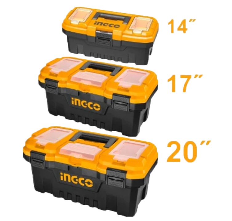 Set 3 Cutii Depozitare Scule INGCO PBXK0301 - imagine 2