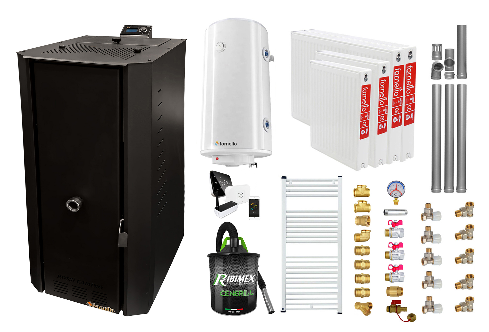 Pachet Complet Control Distanță Fornello 25kW