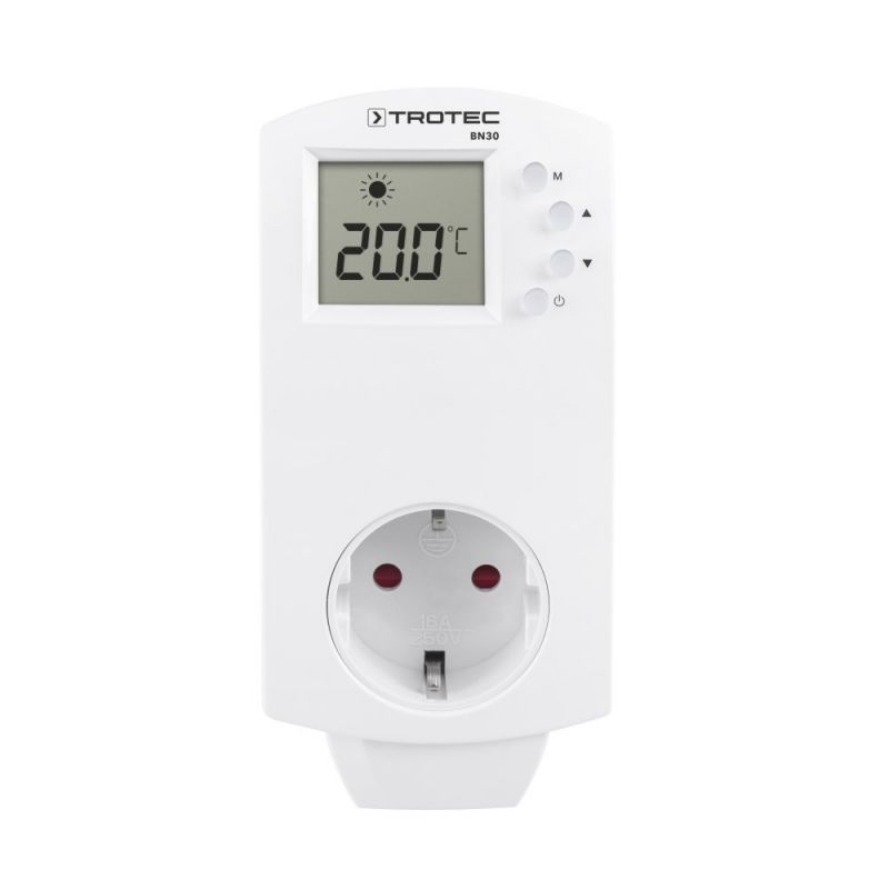 Priză Termostat Trotec BN30, Reglare 5-30°C, Display Citibil