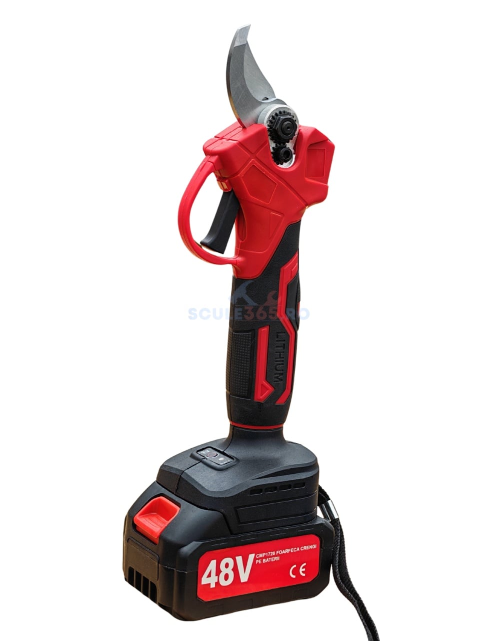 Foarfeca Motoyama 48V 2 Acumulatori Profesională - imagine 5