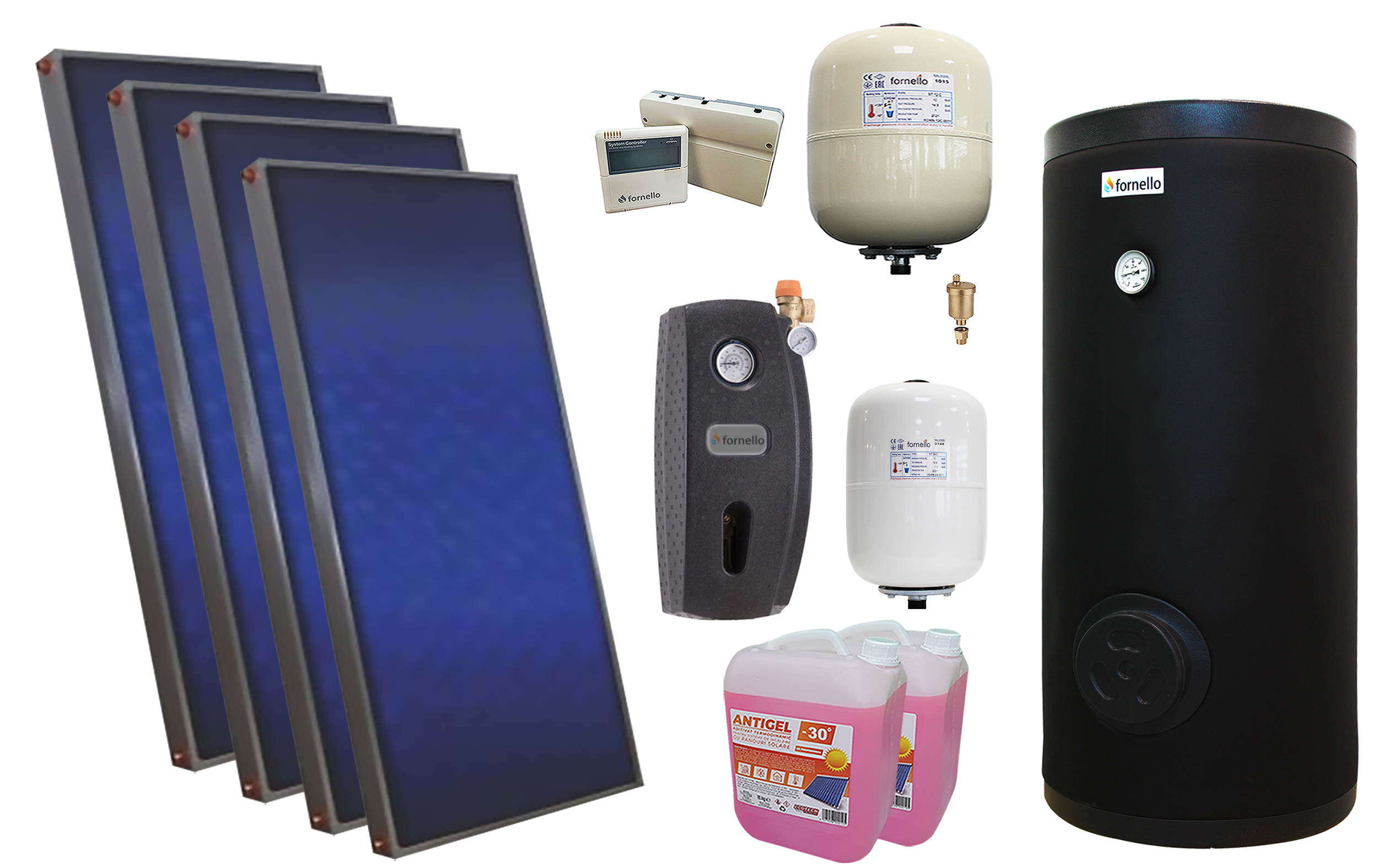 Pachet Solar Premium Sunsystem 4 Panouri Plane