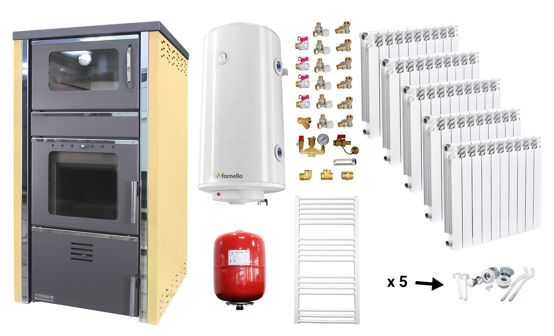 Pachet Complet Încălzire Fornello 32kW