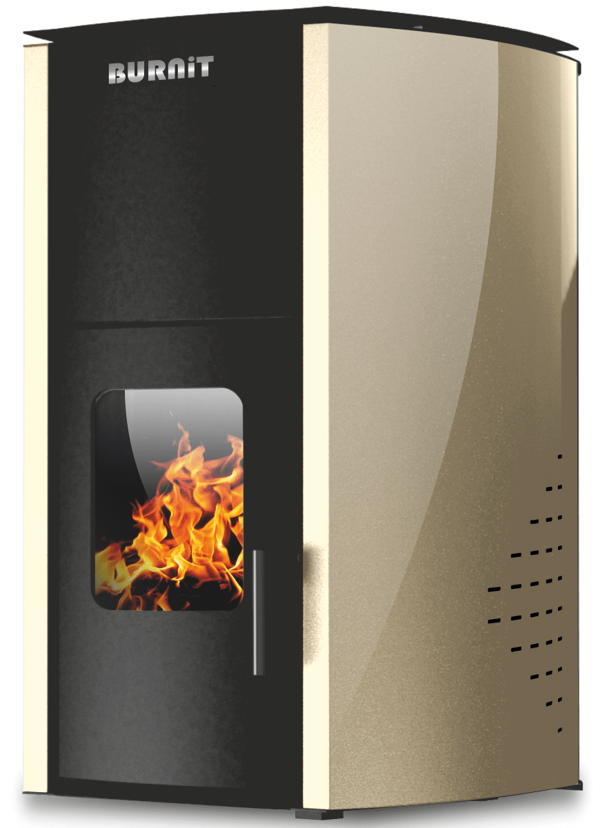 Termosemineu pe peleti Burnit Comfort 18 kW, până la 120 mp