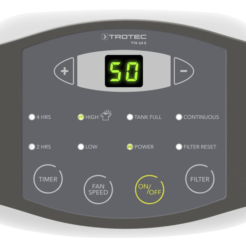 Dezumidificator Trotec TTK60E, 18L/zi, 100m³/h - imagine 6