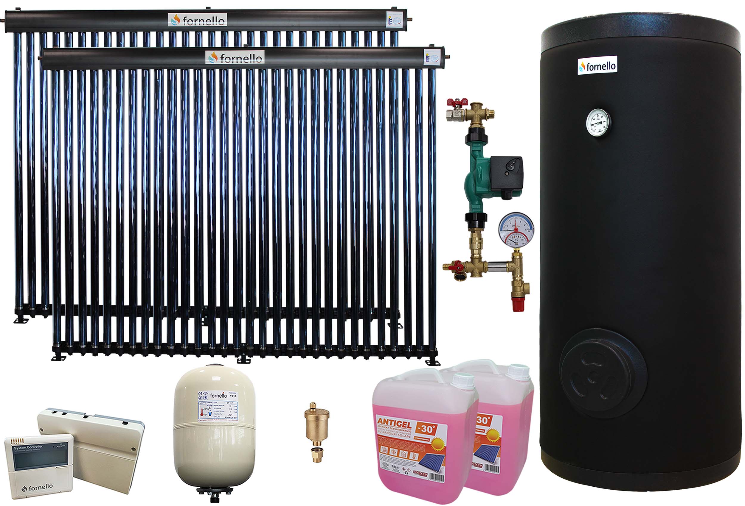 Sistem Solar Presurizat Fornello 60 Tuburi 500L