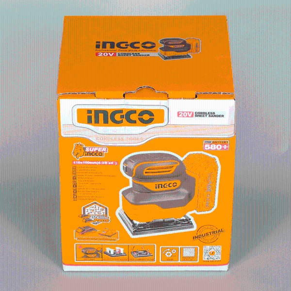 Șlefuitor Acumulator INGCO 20V, Compact și Portabil - imagine 13