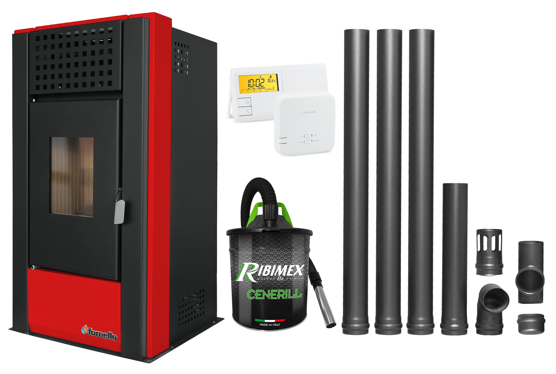 Fornello Magnesia 9KW - Pachet Complet Încălzire
