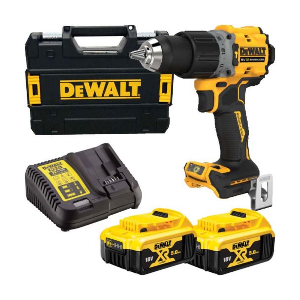 DeWalt DCD805P2T Percuție Compactă 90Nm 2x5Ah