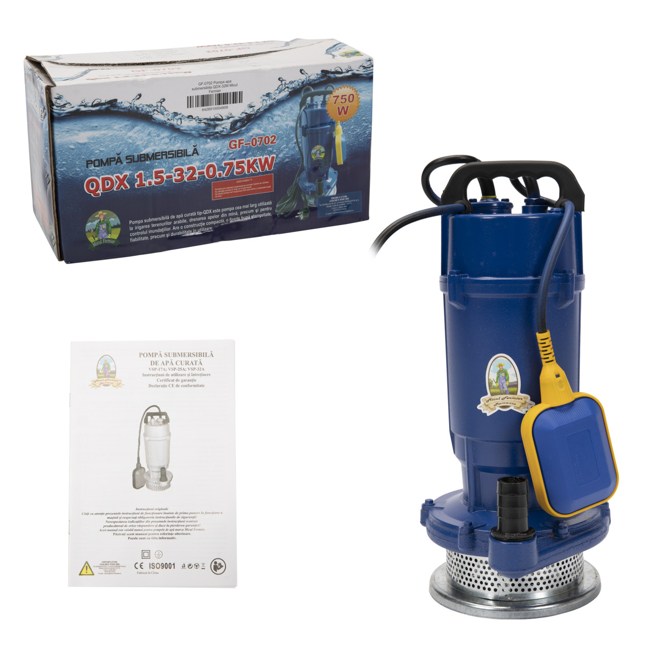 Pompa Submersibila QDX-32 Micul Fermier 750W - imagine 5
