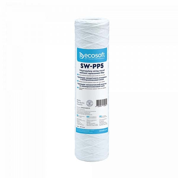 Cartus Filtrant Ecosoft 2.5x10 Polipropilena