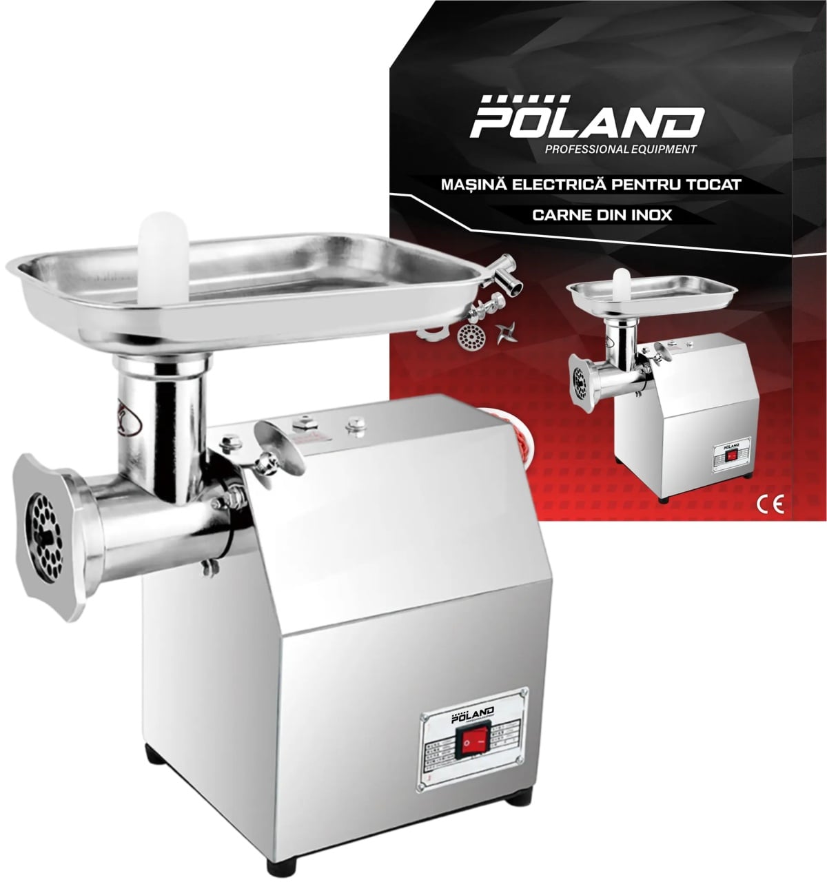 Poland B8102 Mașină Măcinat Carne 150kg/h Inox