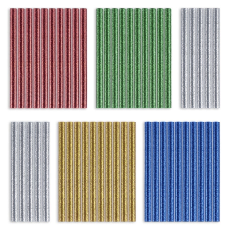 Batoane Lipici Fierbinte cu Sclipici Trotec, 50 buc, Ø 11 mm - imagine 2