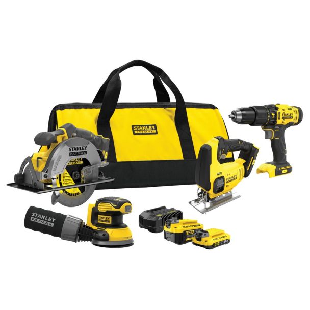 Set 4 scule Stanley Fatmax V20, 18V, profesional