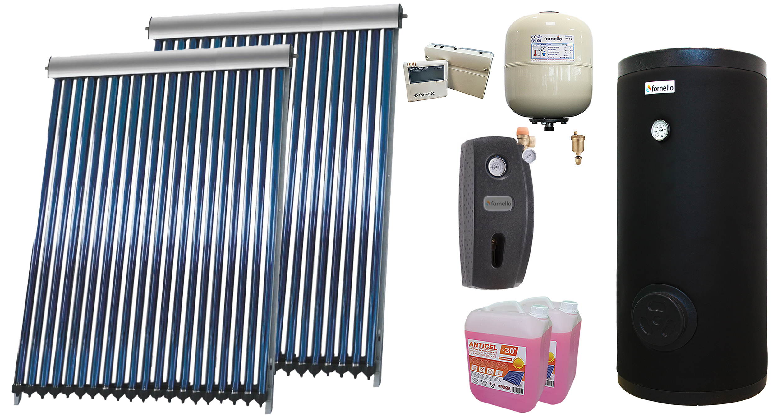 Sistem Solar Presurizat 300L cu 2 Panouri Sunsystem