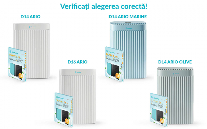 Filtru Alecoair 3in1 TRUE HEPA pentru D14/D16 - imagine 4