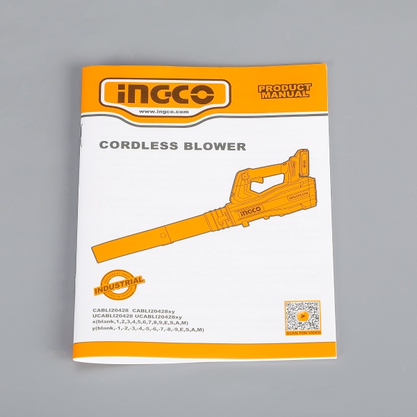 Suflanta de Frunze Ingco 20V Brushless CABLI20428 - imagine 4