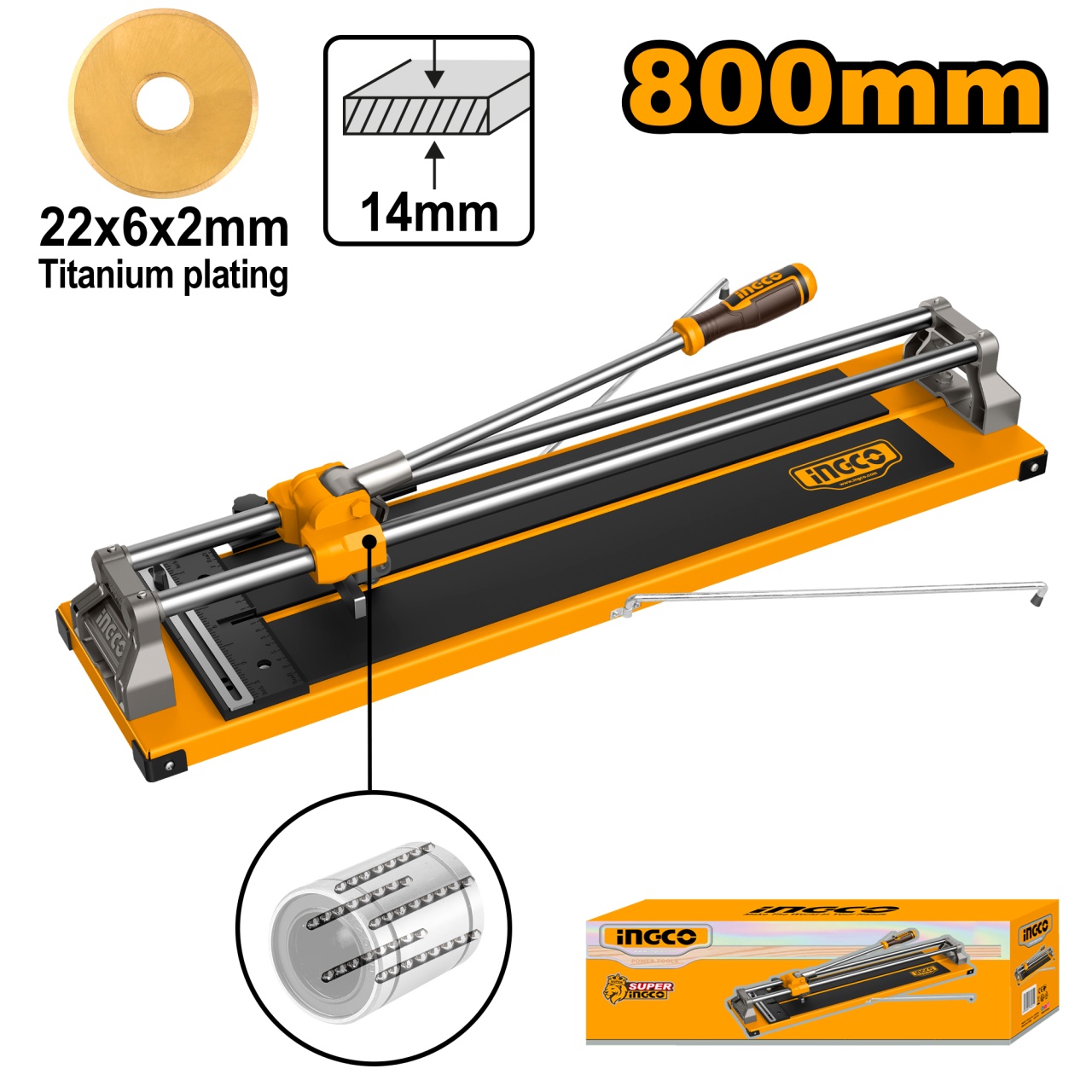 Aparat Tăiat Gresie INGCO 800mm Profesional - imagine 2