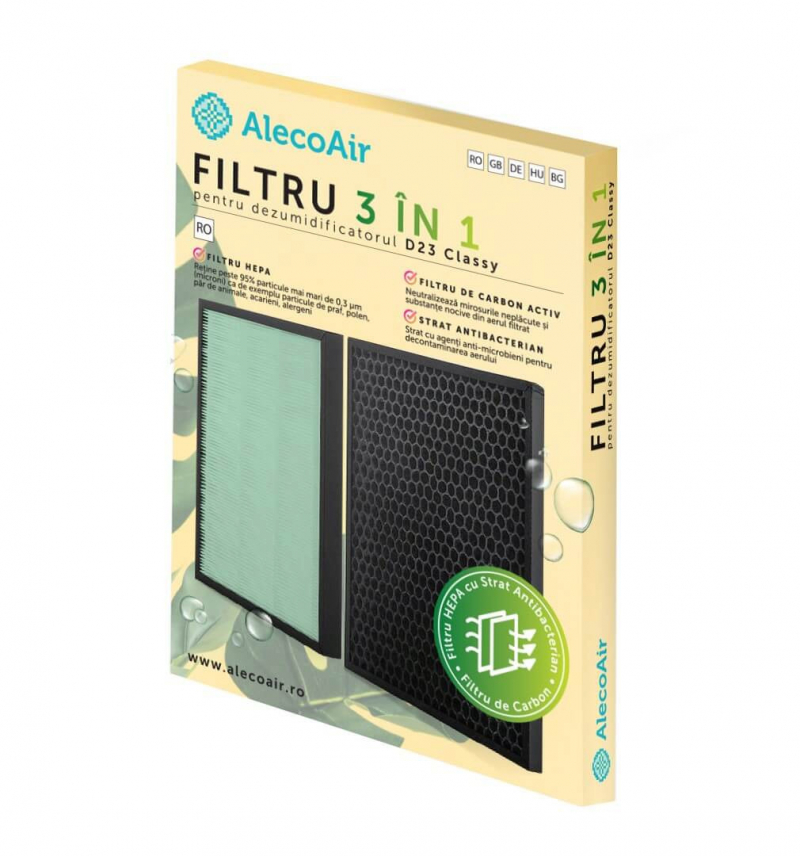 Filtru 3-in-1 AlecoAir D23 Classy HEPA - imagine 2