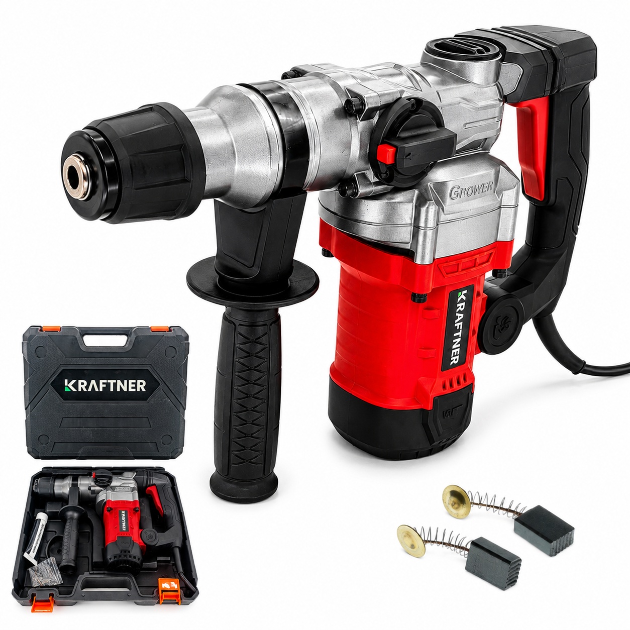 Ciocan Rotopercutor Kraftner KF-9513, 1800W, 7J, SDS
