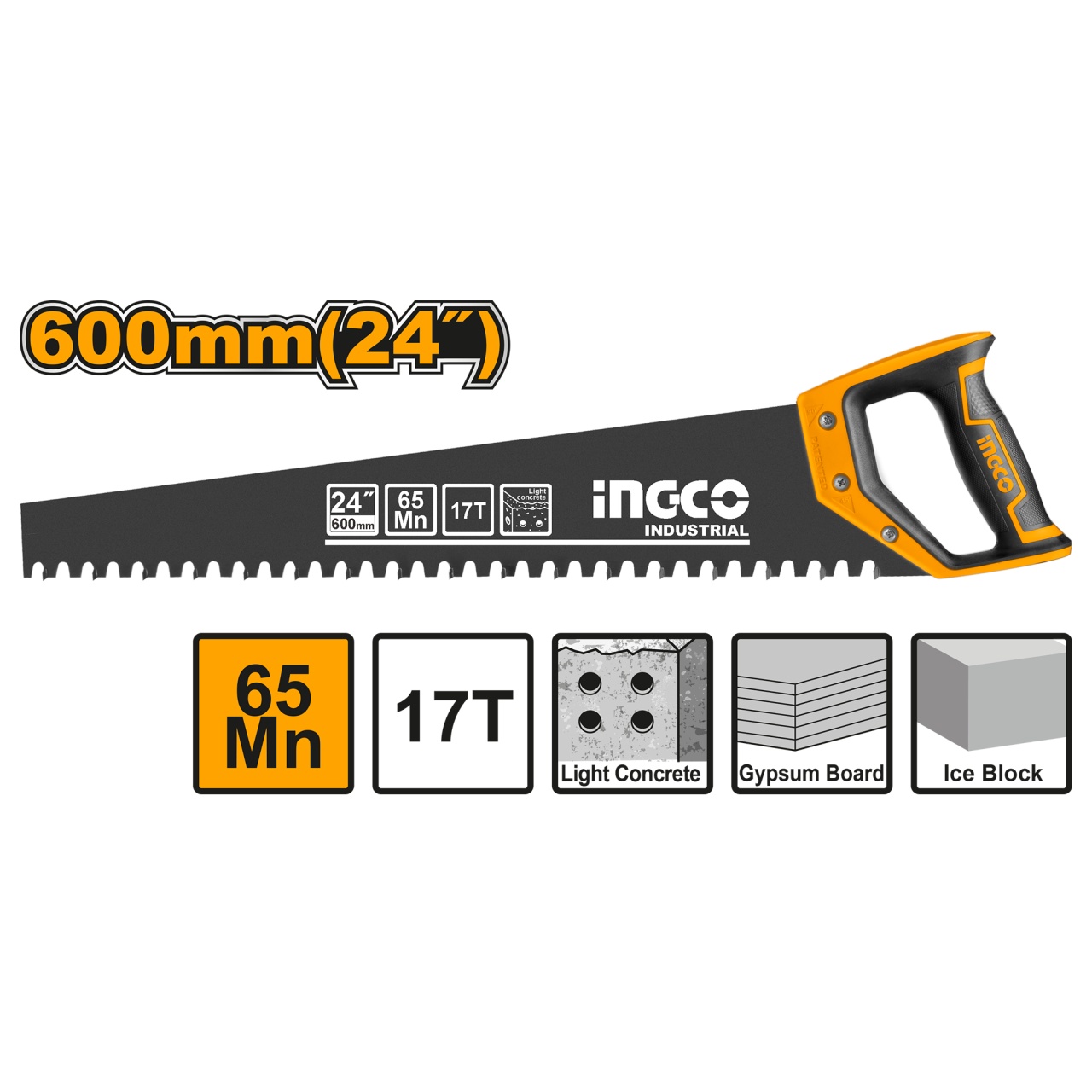 Fierastrau BCA 600mm INGCO HCBS016001 - imagine 2