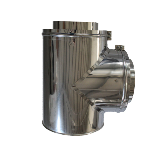 Teu Inox Fornello 120mm - Cos Fum Dublu Perete