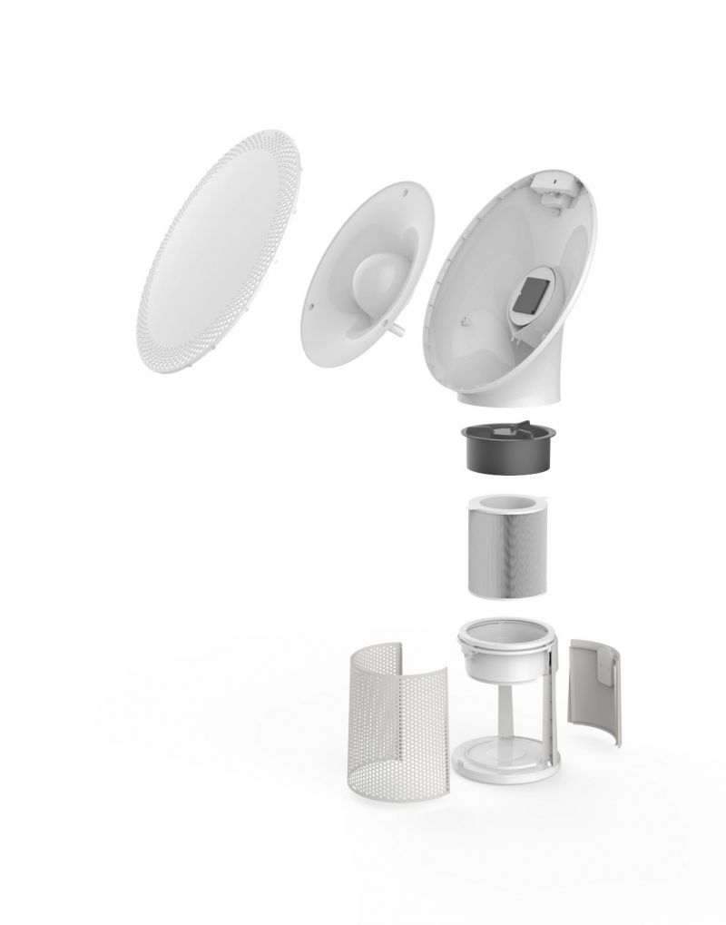 Purificator aer Duux Solair, HEPA, 270 mc/ora, 40 mp - imagine 3