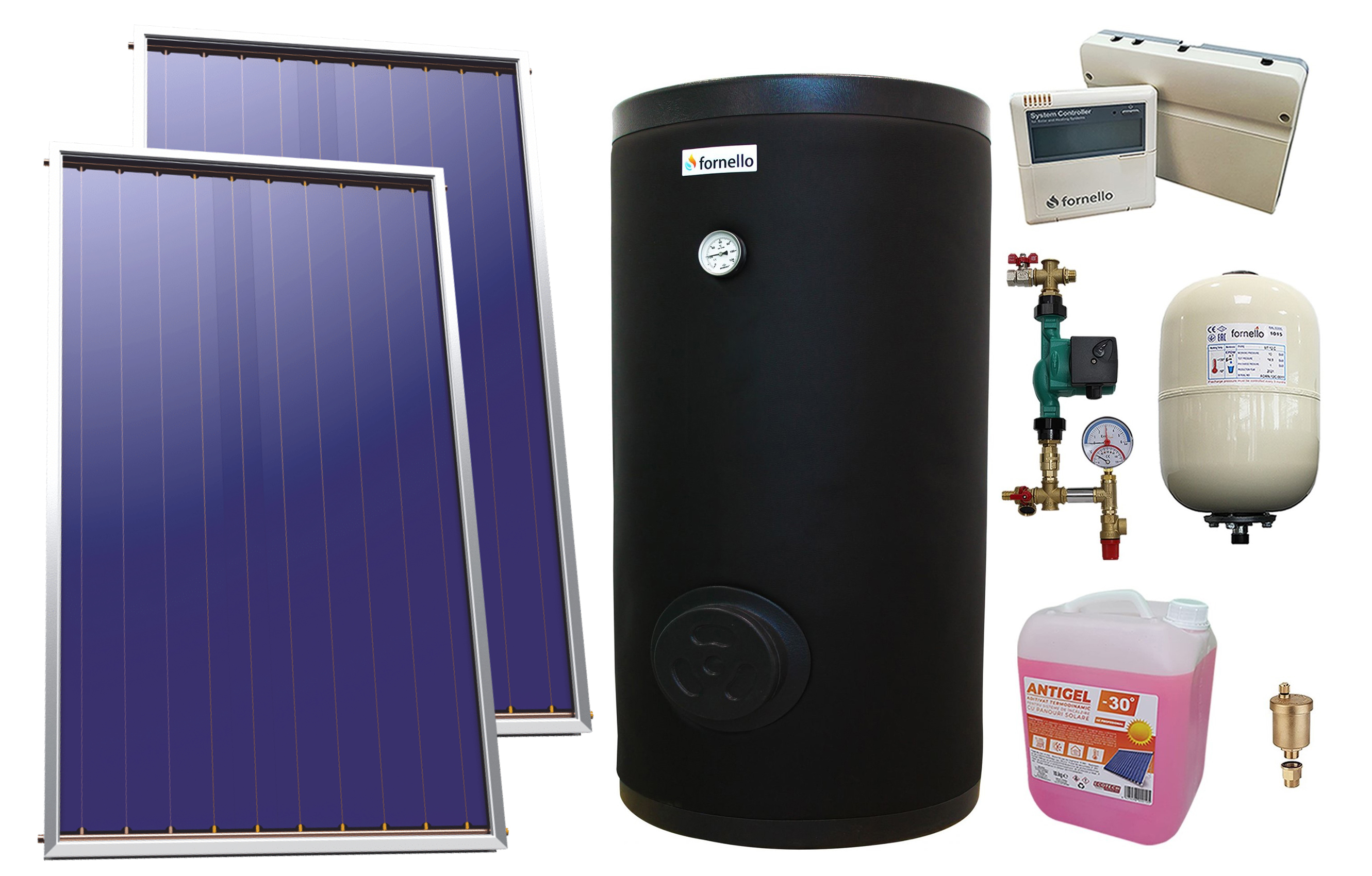 Sistem Solar Presurizat Sunsystem 2 Panouri 200L
