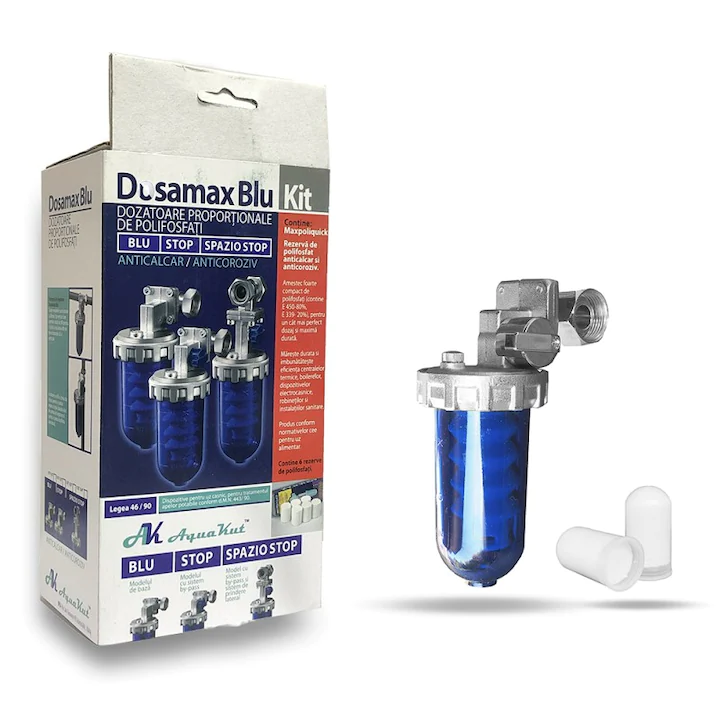 Filtru Anticalcar Dosamax Blu 1/2 cu 6 Rezerve | Aquakut